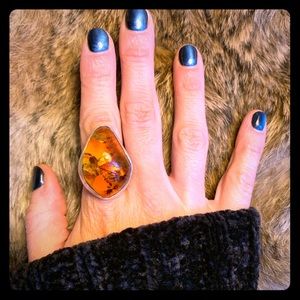 Amber ring size 6